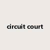 circuit court是什么意思