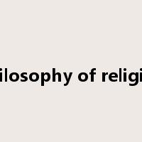 philosophy of religion是什么意思