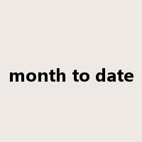 month to date是什么意思