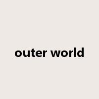 outer world是什么意思