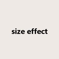 size effect是什么意思