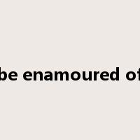 be enamoured of是什么意思