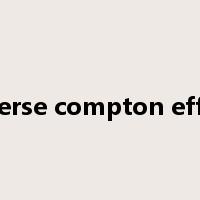 inverse compton effect是什么意思