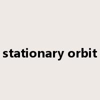 stationary orbit是什么意思
