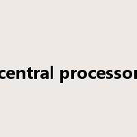 central processor是什么意思