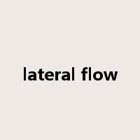 lateral flow是什么意思