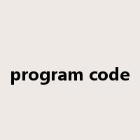 program code是什么意思