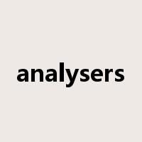 analysers是什么意思