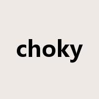 choky是什么意思