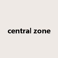 central zone是什么意思