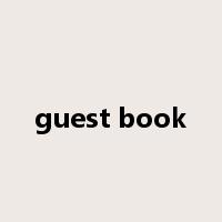 guest book是什么意思