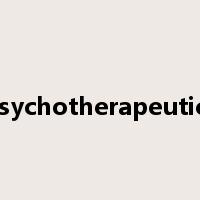 psychotherapeutics是什么意思