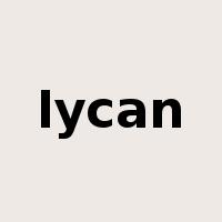 lycan是什么意思