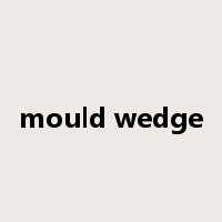 mould wedge是什么意思
