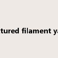 textured filament yarn是什么意思