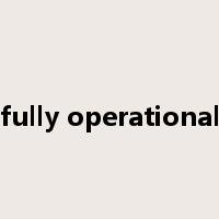 fully operational是什么意思