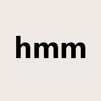 hmm是什么意思