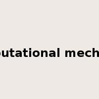 computational mechanics是什么意思