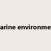 marine environment是什么意思