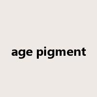 age pigment是什么意思