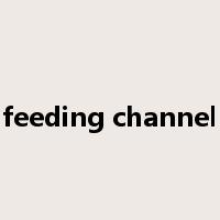 feeding channel是什么意思