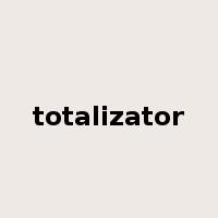 totalizator是什么意思
