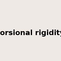 torsional rigidity是什么意思