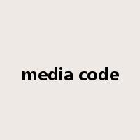 media code是什么意思