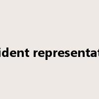 resident representative是什么意思