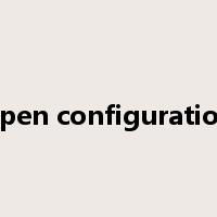 open configuration是什么意思