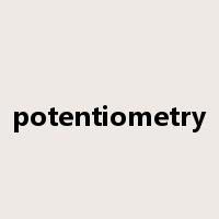 potentiometry是什么意思