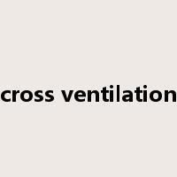 cross ventilation是什么意思