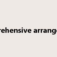 comprehensive arrangement是什么意思
