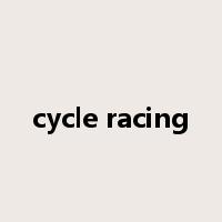 cycle racing是什么意思