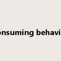 consuming behavior是什么意思