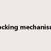 locking mechanism是什么意思