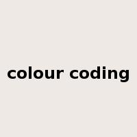 colour coding是什么意思