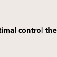 optimal control theory是什么意思