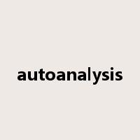 autoanalysis是什么意思