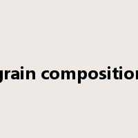 grain composition是什么意思