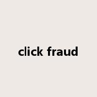 click fraud是什么意思