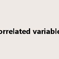 correlated variables是什么意思