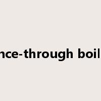 once-through boiler是什么意思