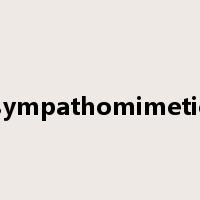sympathomimetic是什么意思