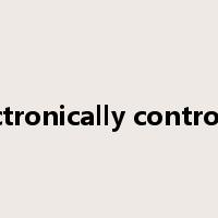 electronically controlled是什么意思