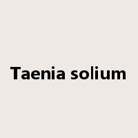 Taenia solium是什么意思