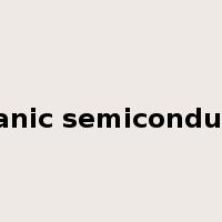 organic semiconductor是什么意思