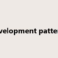 development patterns是什么意思