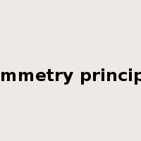 symmetry principle是什么意思