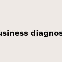 business diagnosis是什么意思